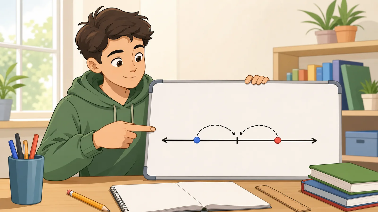 Absolute Value Calculator instructional illustration