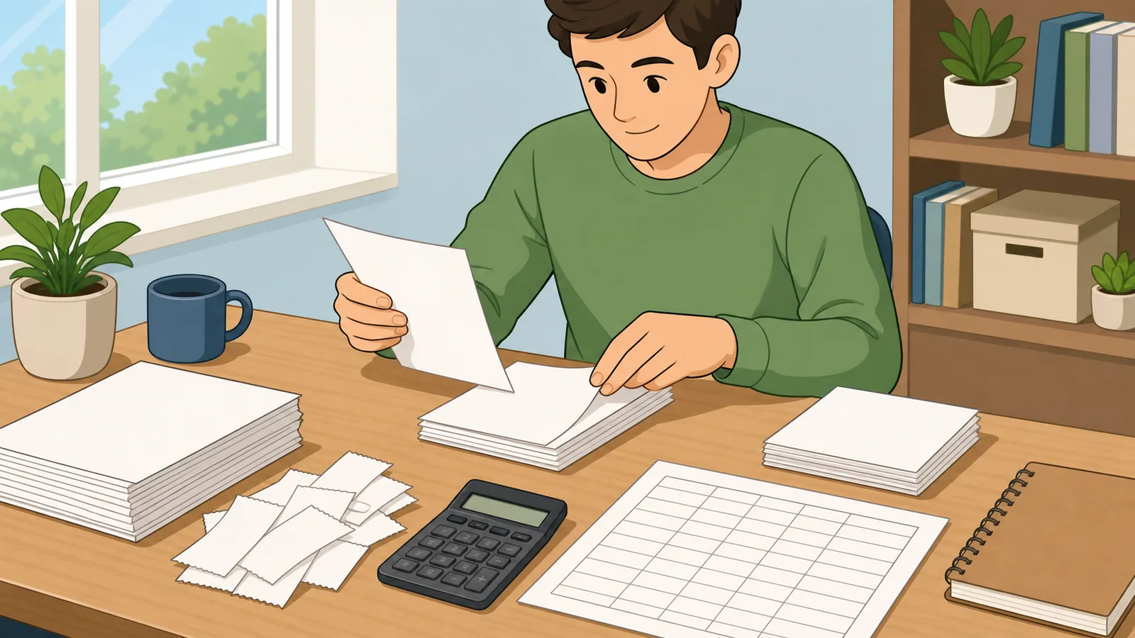 Adjusted Gross Income Calculator instructional illustration