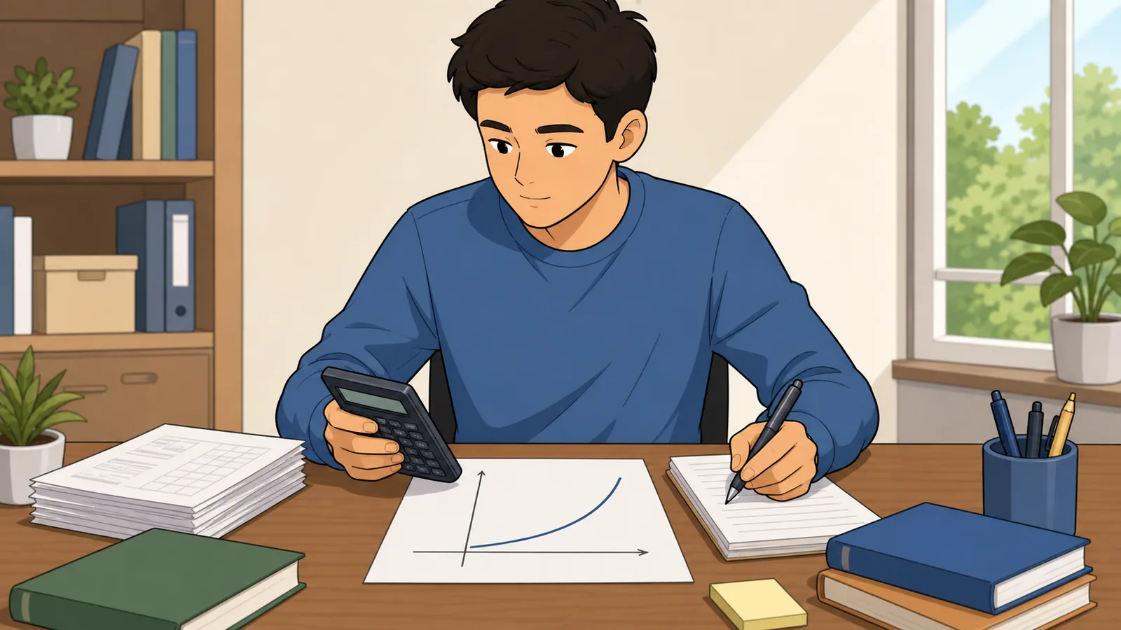 Antilog Calculator instructional illustration