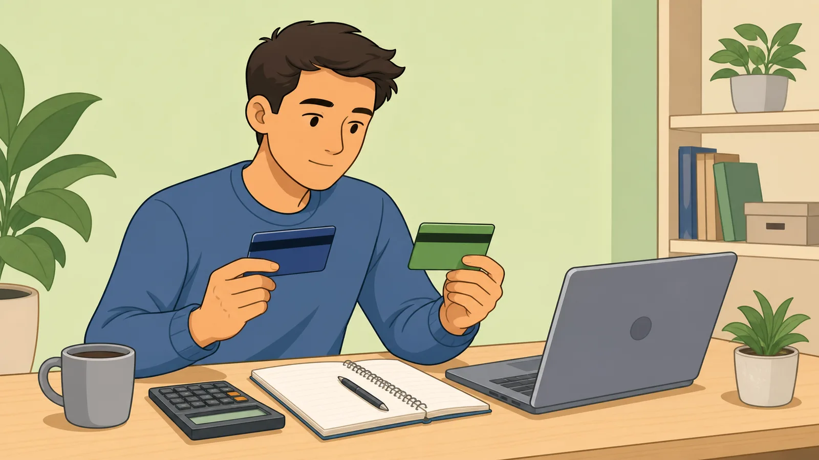 Balance Transfer Calculator instructional illustration
