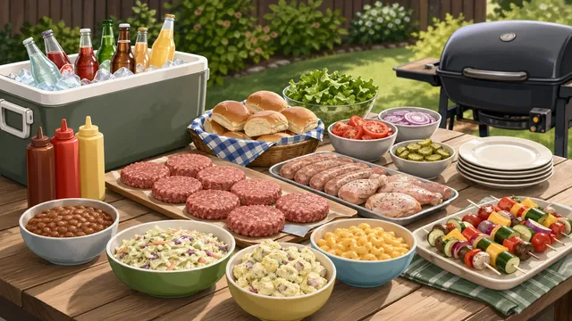 BBQ Party Food calculator card image