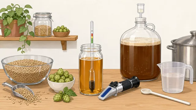 Beer Brewing ABV calculator card image