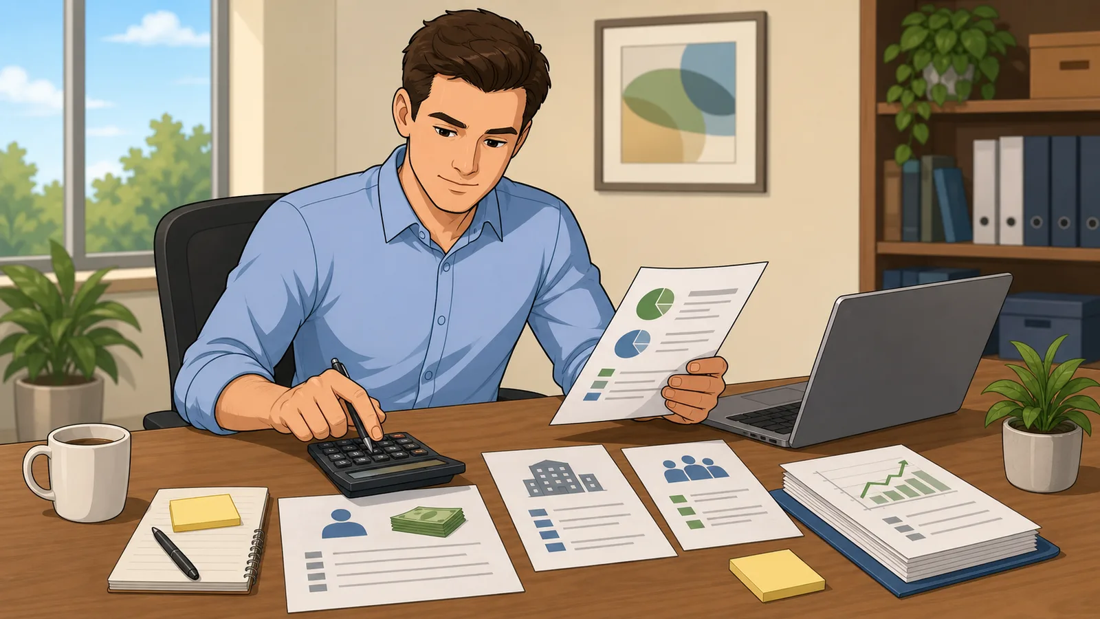 Bill Rate Calculator instructional illustration