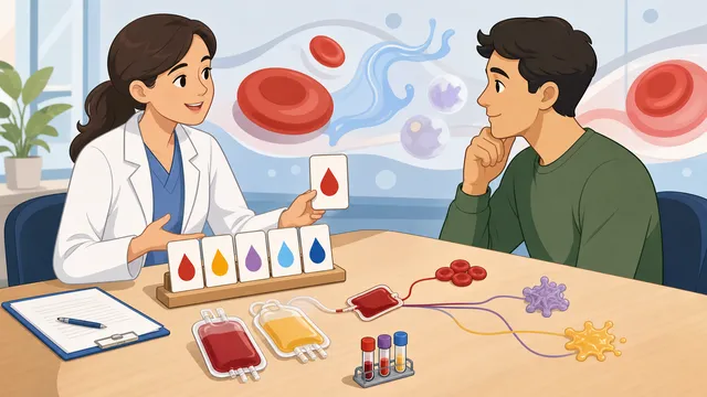 Blood Type Compatibility calculator card image