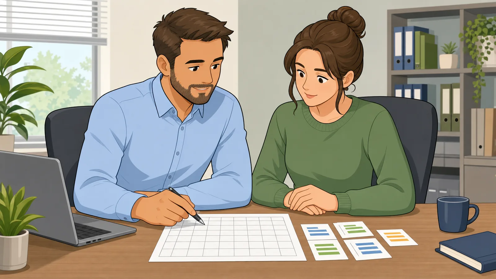 Bradford Factor Calculator instructional illustration