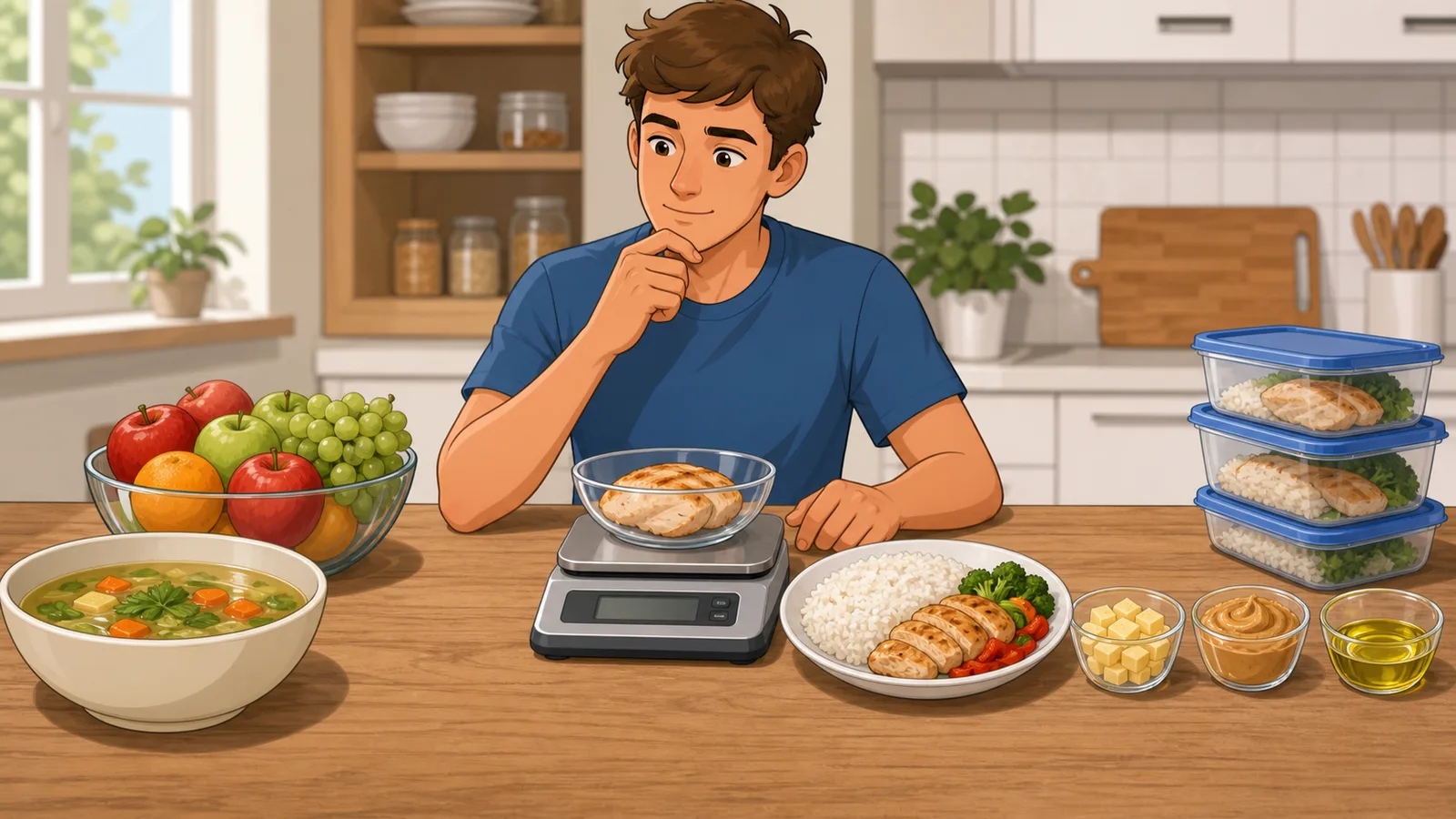 Calorie Density Calculator instructional illustration