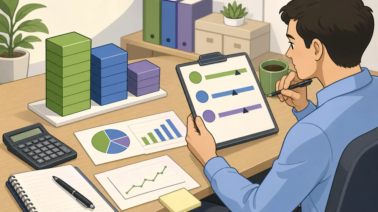 Cost of Capital Calculator instructional illustration