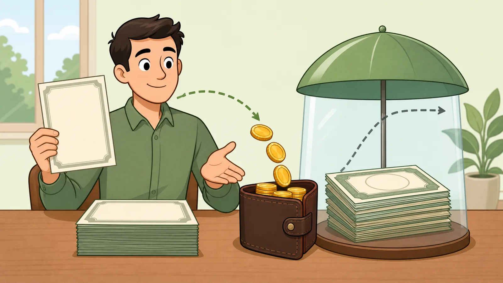 Covered Call Calculator instructional illustration
