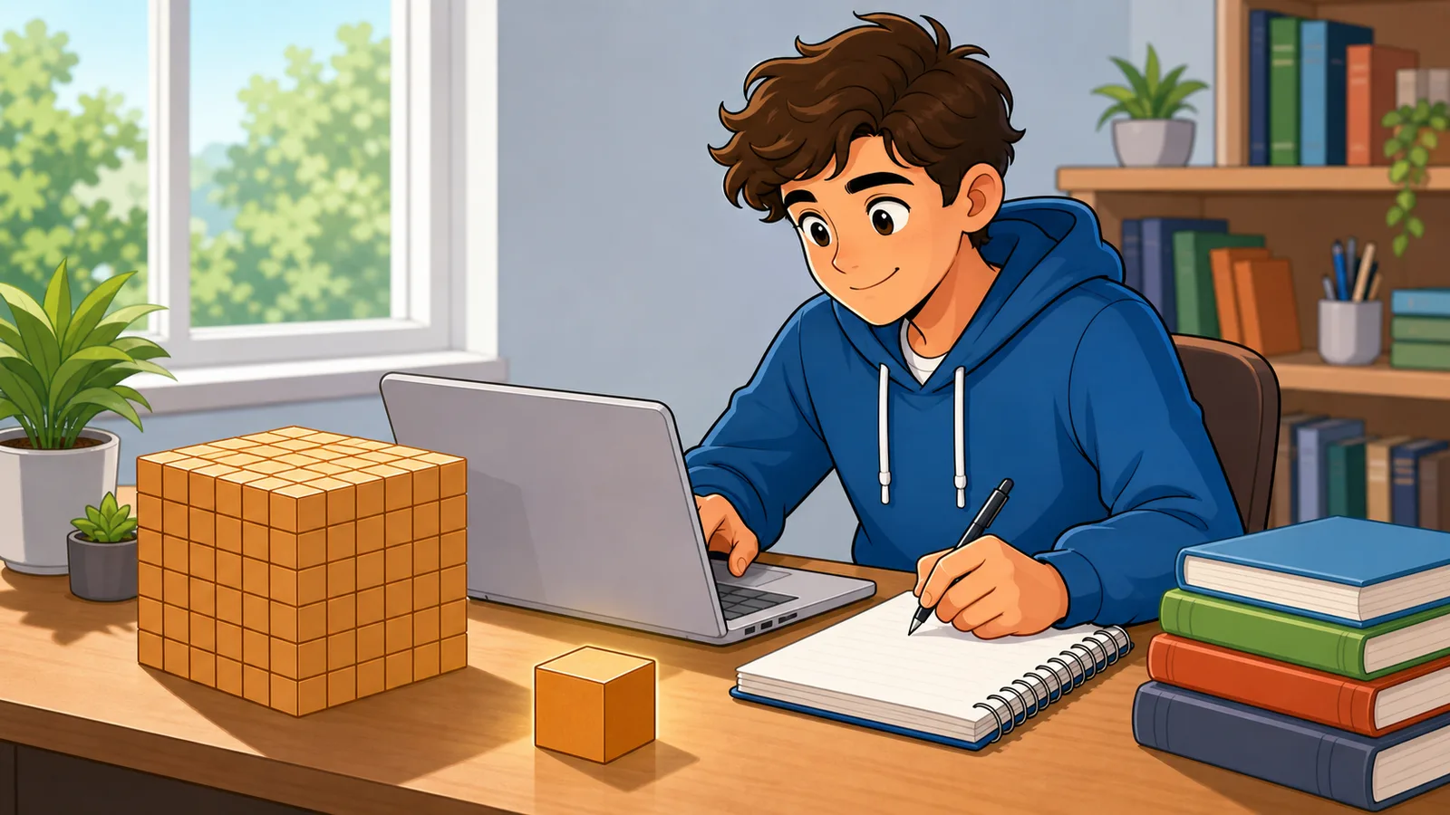 Cube Root Calculator instructional illustration