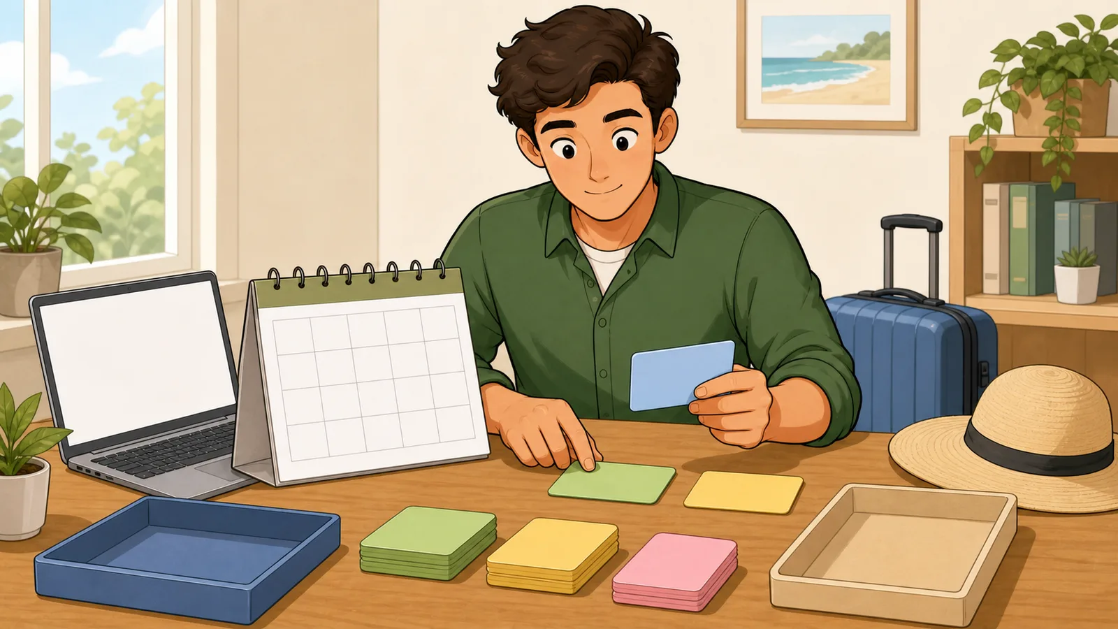 Days Off / PTO Calculator instructional illustration