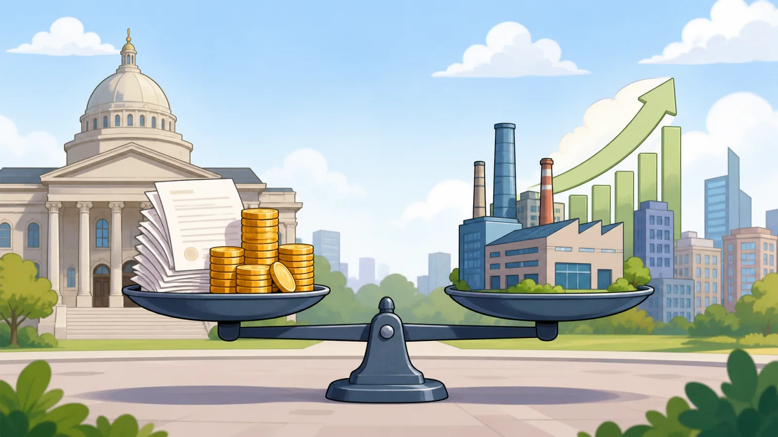 Debt-to-GDP Calculator instructional illustration