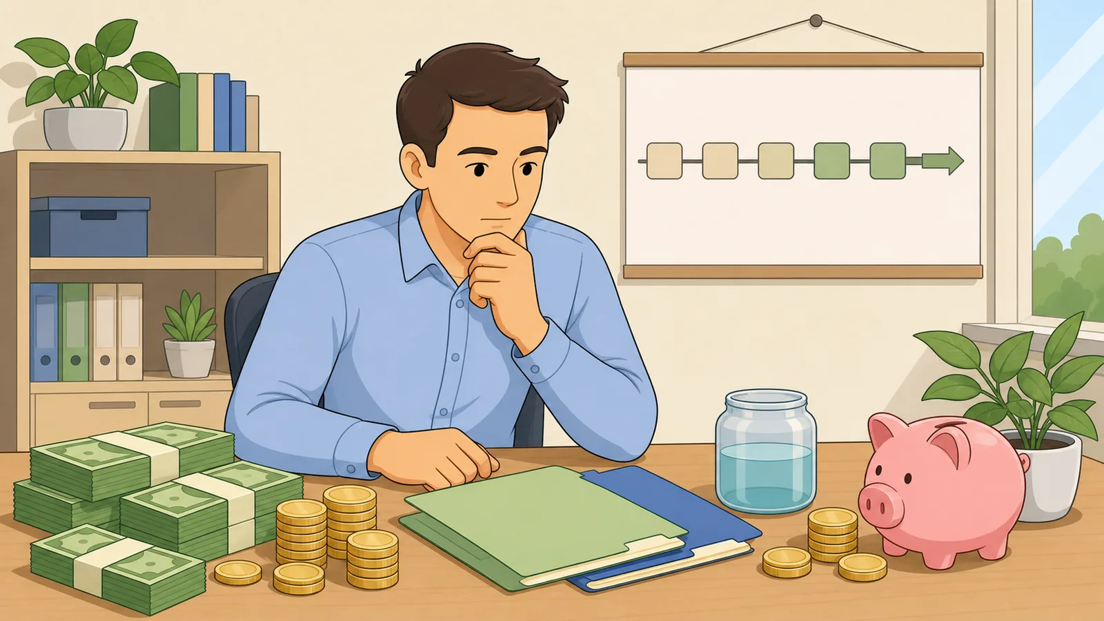 Defensive Interval Ratio Calculator instructional illustration
