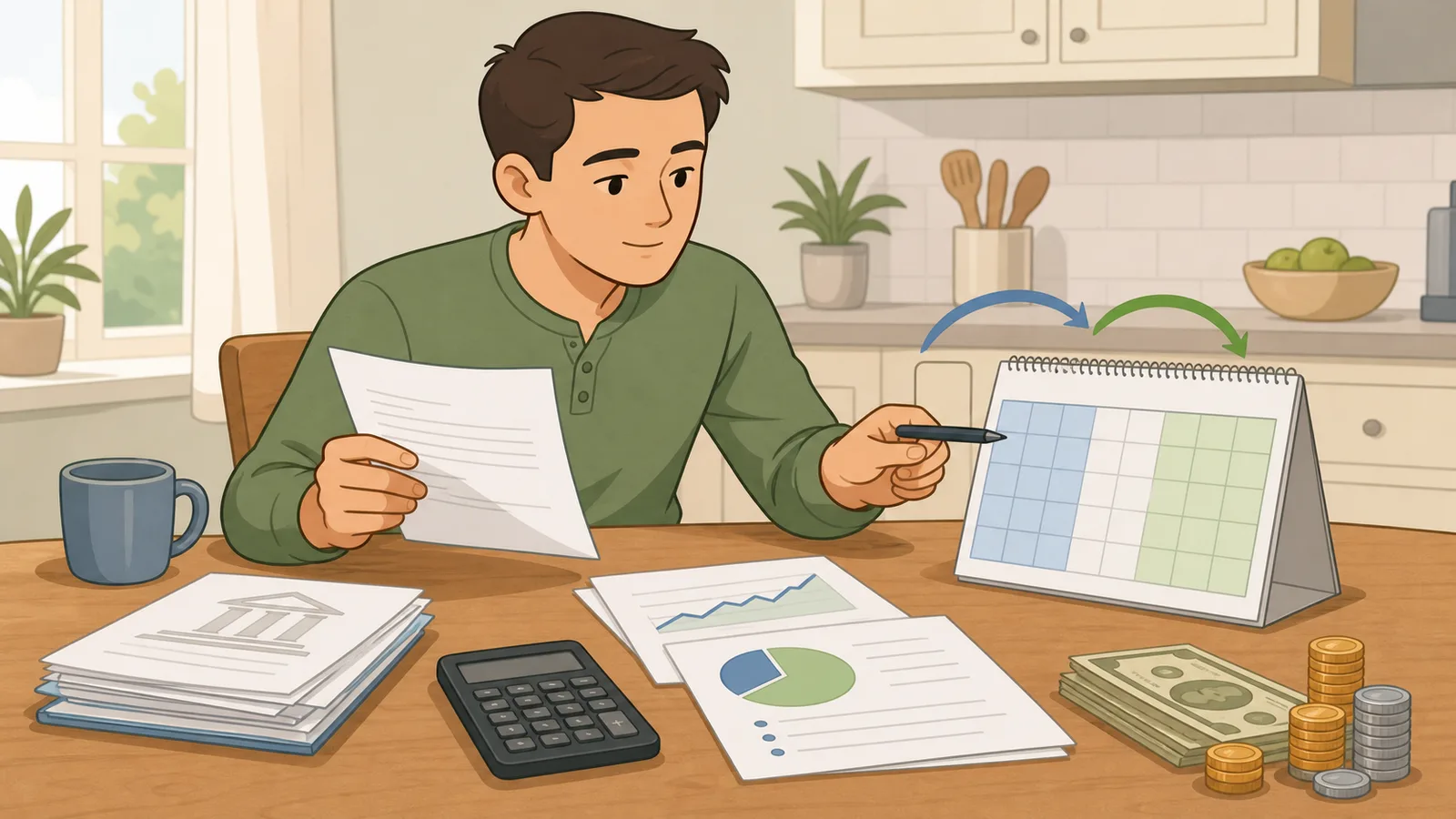 Deferred Payment Loan Calculator instructional illustration