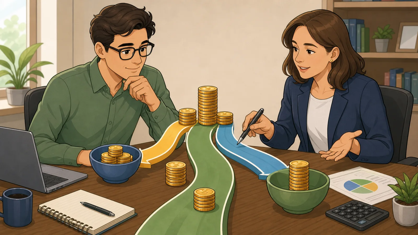 Dividend Payout Ratio Calculator instructional illustration