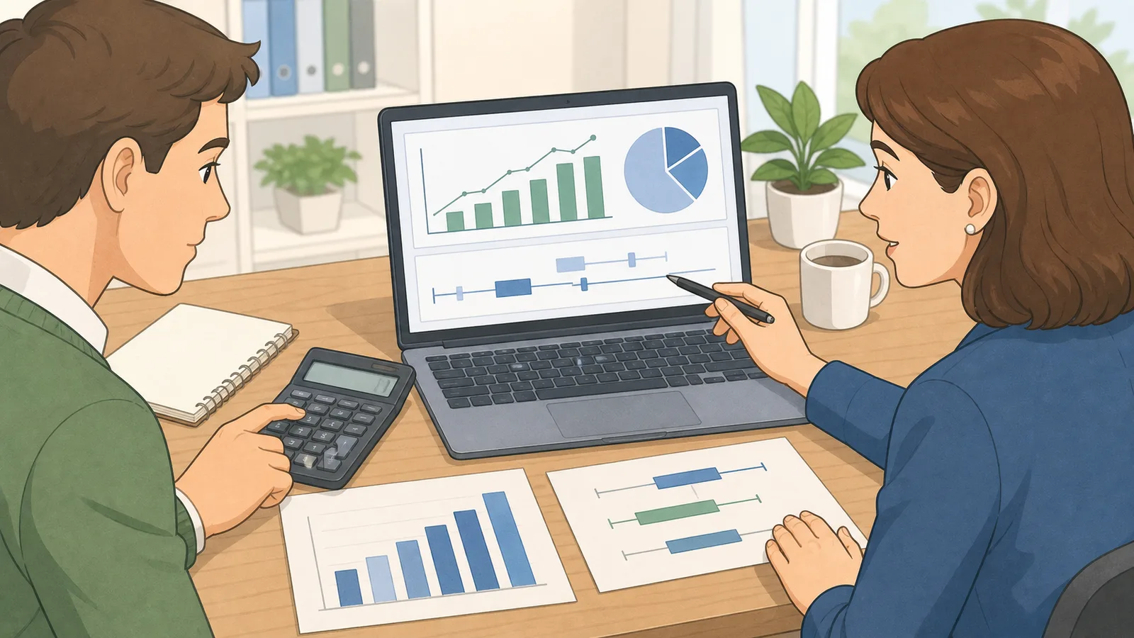EBITDA Multiple Calculator instructional illustration