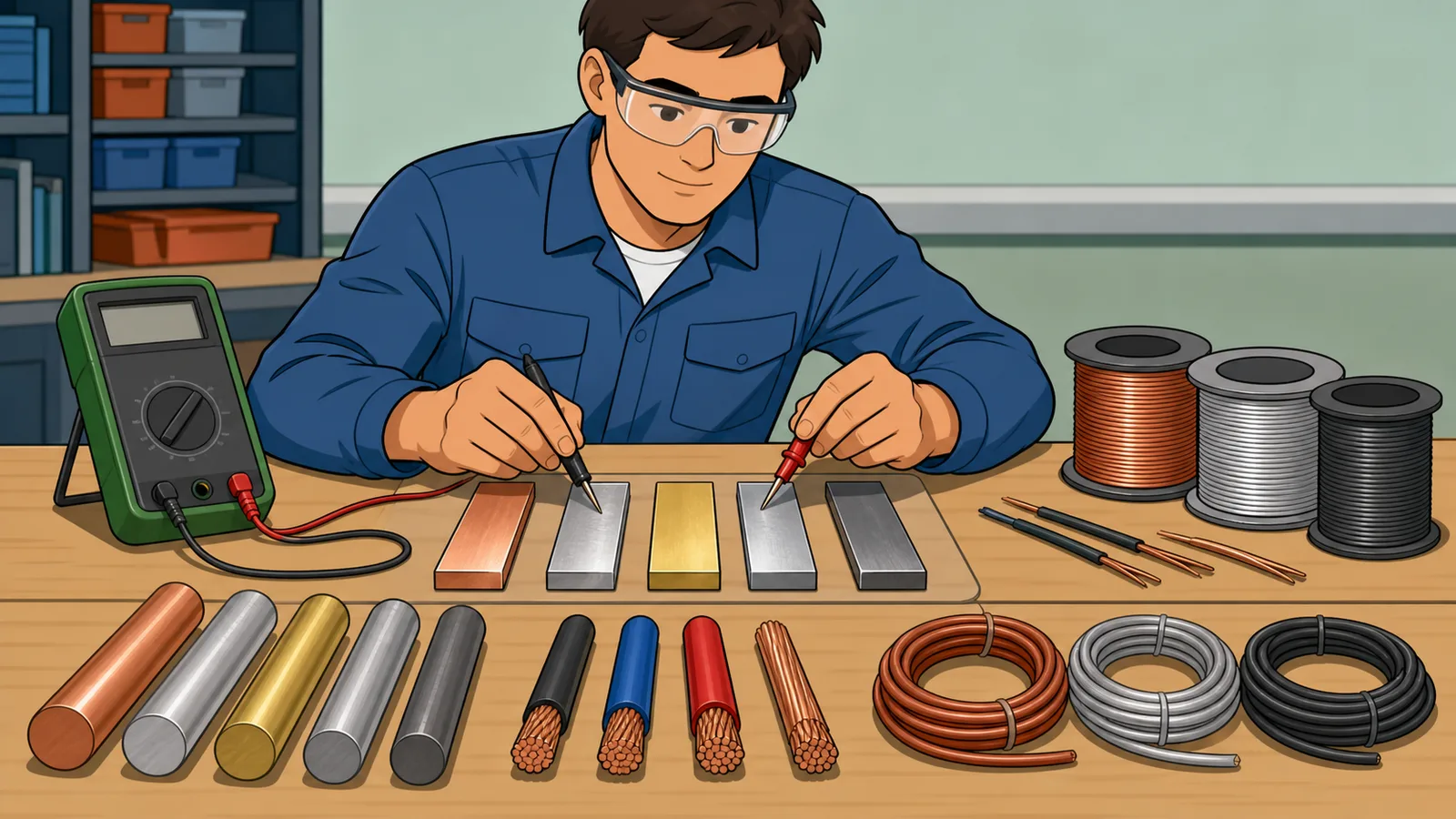 Electric Resistivity Converter instructional illustration