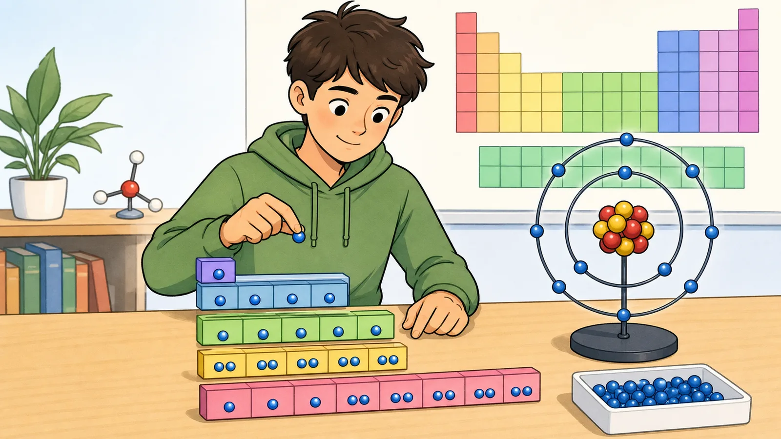 Electron Configuration Calculator instructional illustration