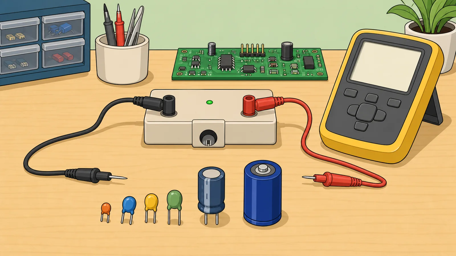 Electrostatic Capacitance Converter instructional illustration