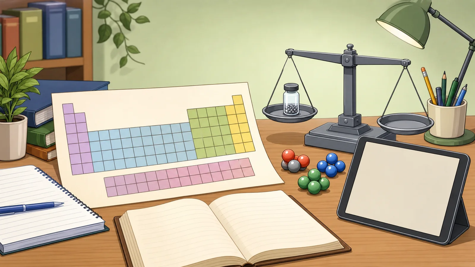 Element Weights Lookup instructional illustration
