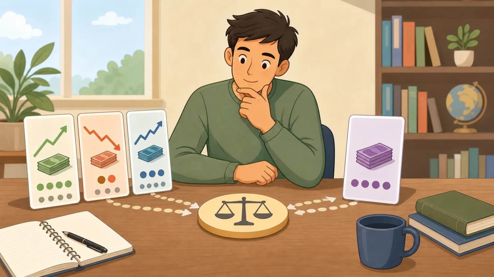 Expected Utility Calculator instructional illustration