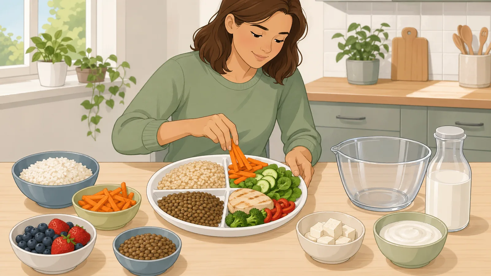 FODMAP Stacking Calculator instructional illustration