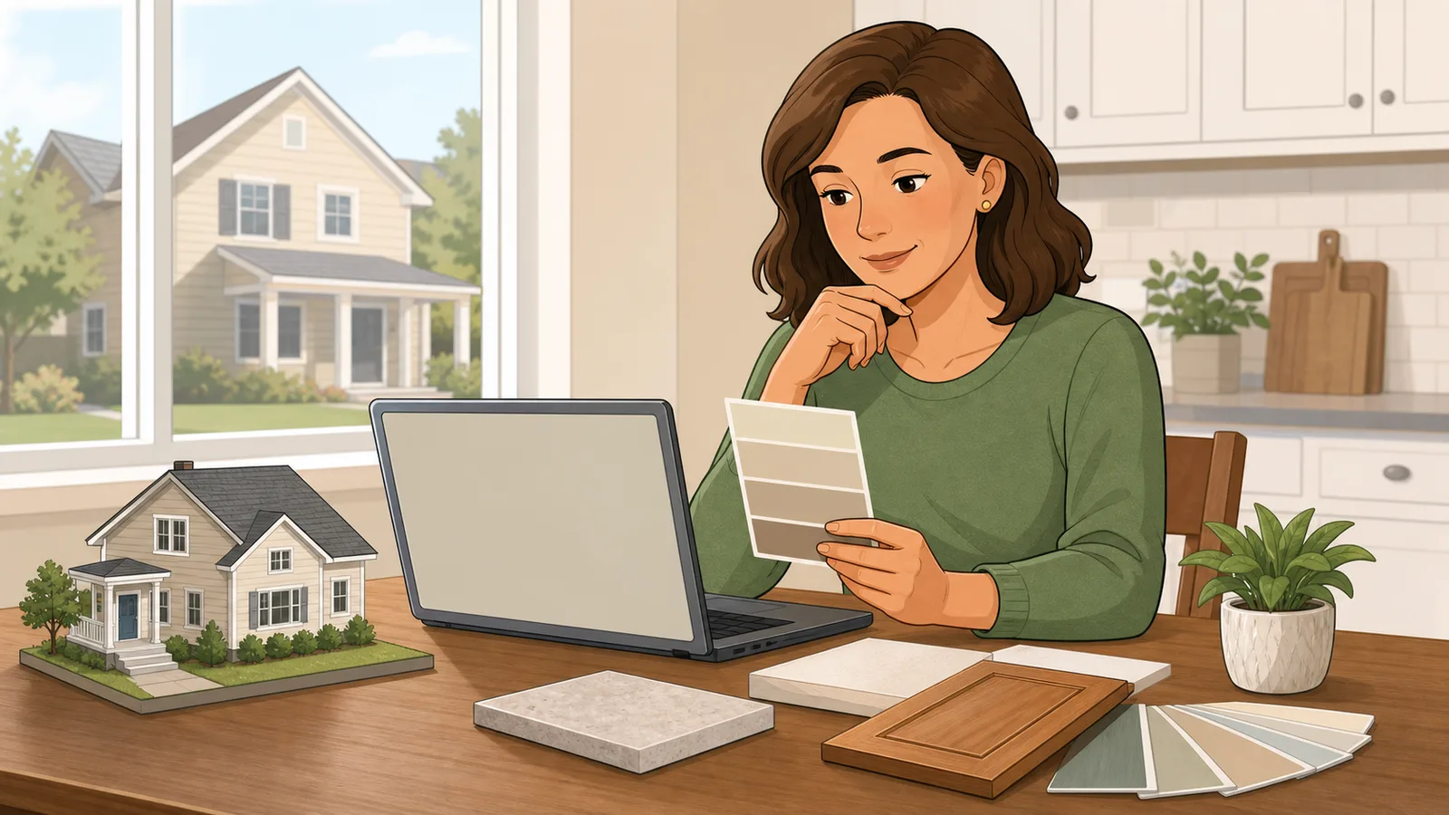 HELOC Calculator instructional illustration