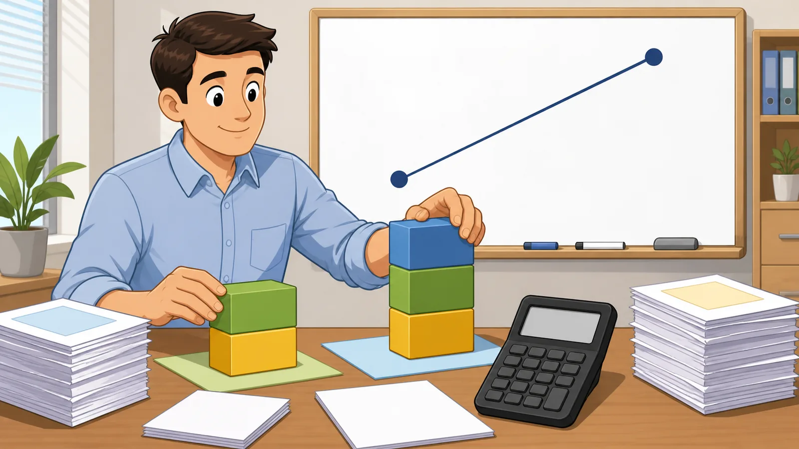 High-Low Method Calculator instructional illustration