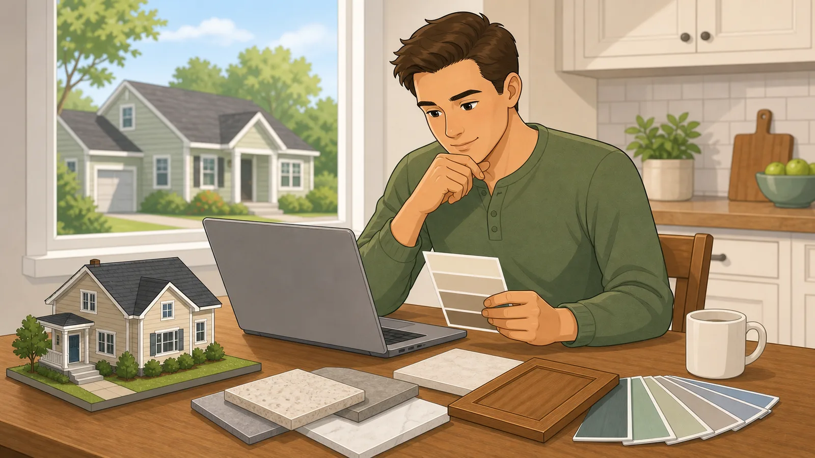 Home Equity Loan Calculator instructional illustration