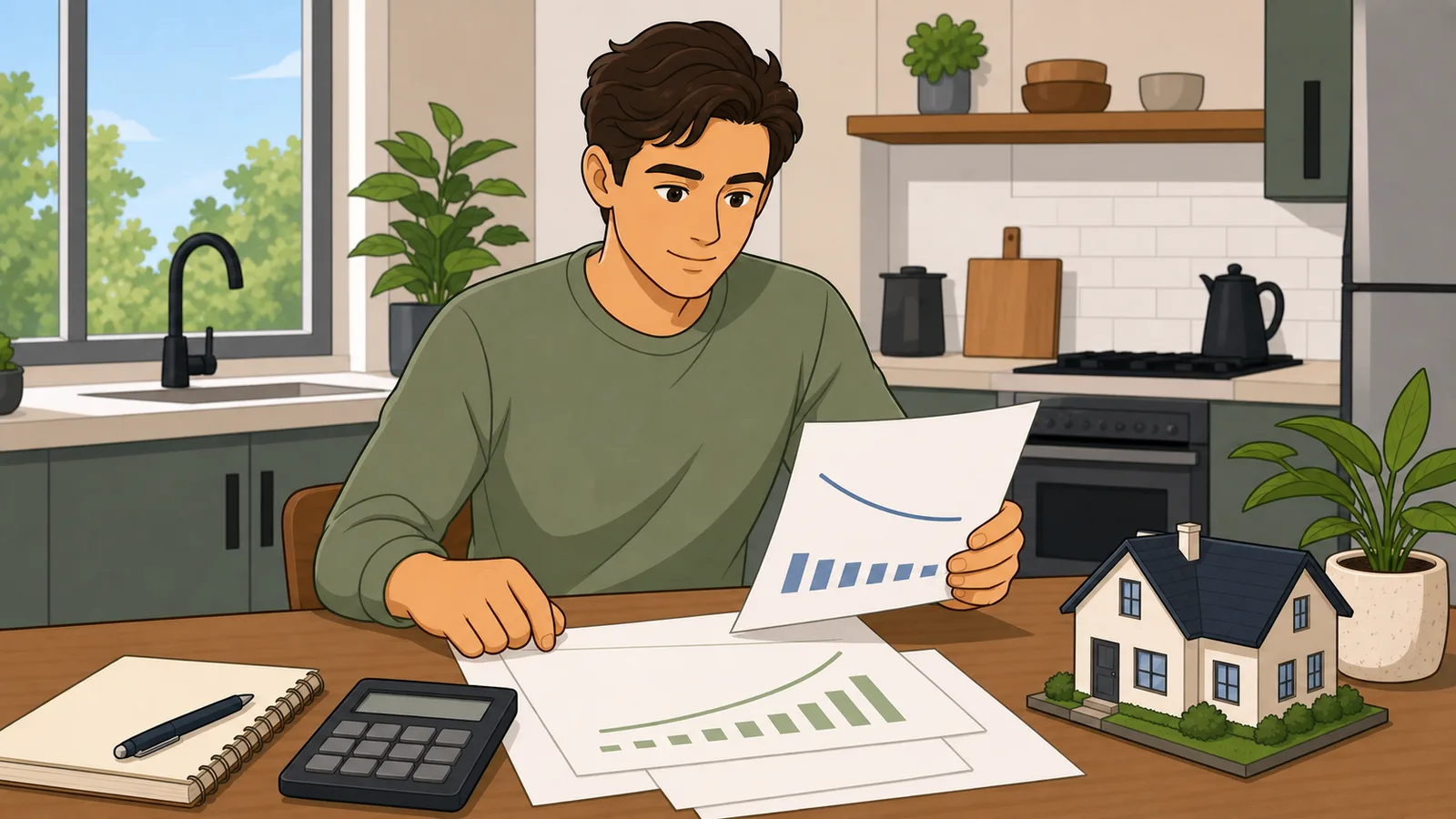 Interest-Only Mortgage Calculator instructional illustration