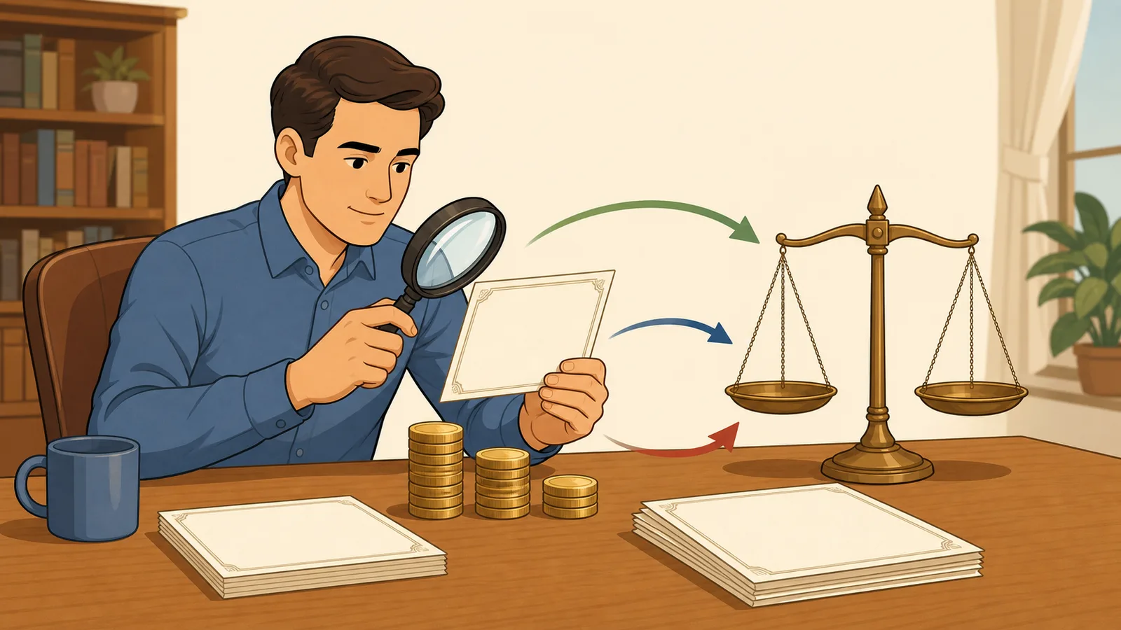 Intrinsic Value Calculator instructional illustration