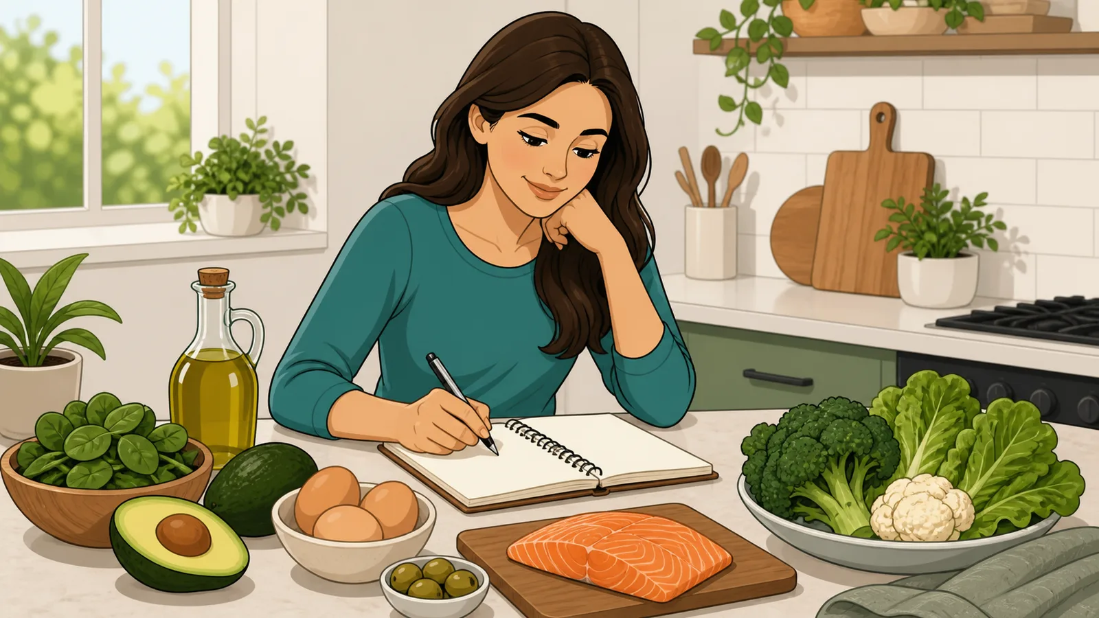 Keto Calculator instructional illustration