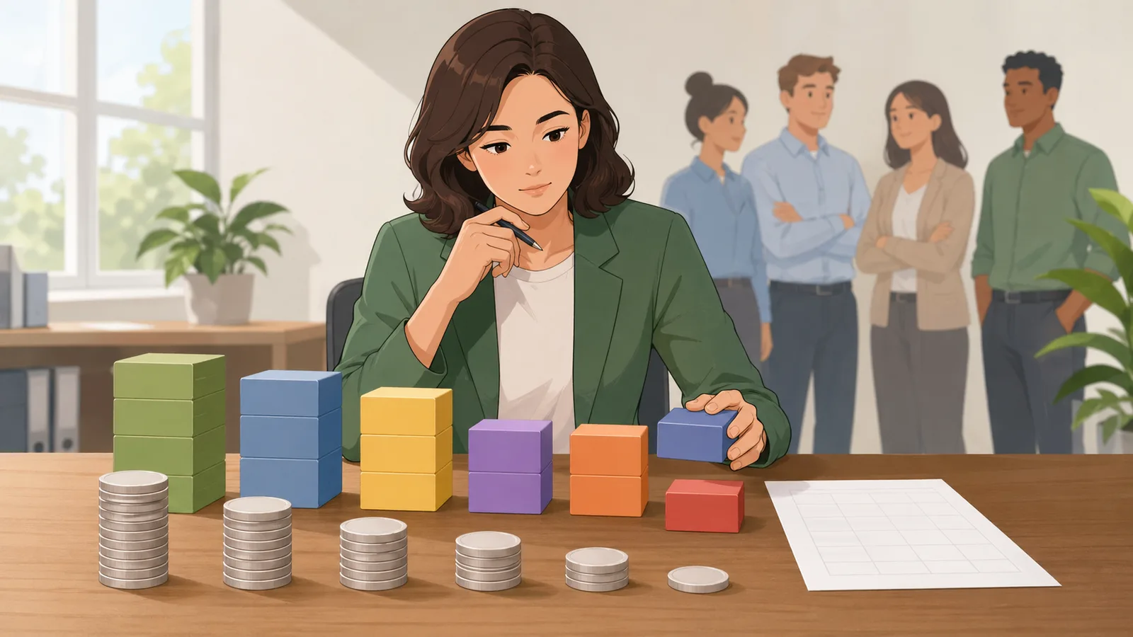 Labor Cost Calculator instructional illustration