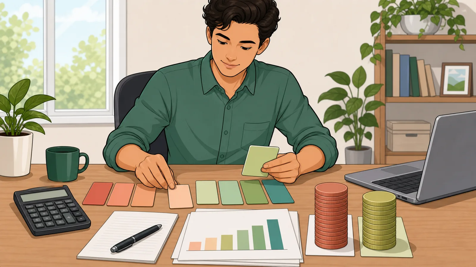 MIRR Calculator instructional illustration