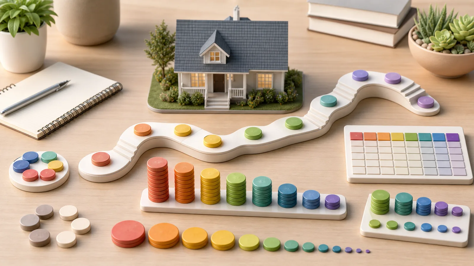 Mortgage Calculator instructional illustration