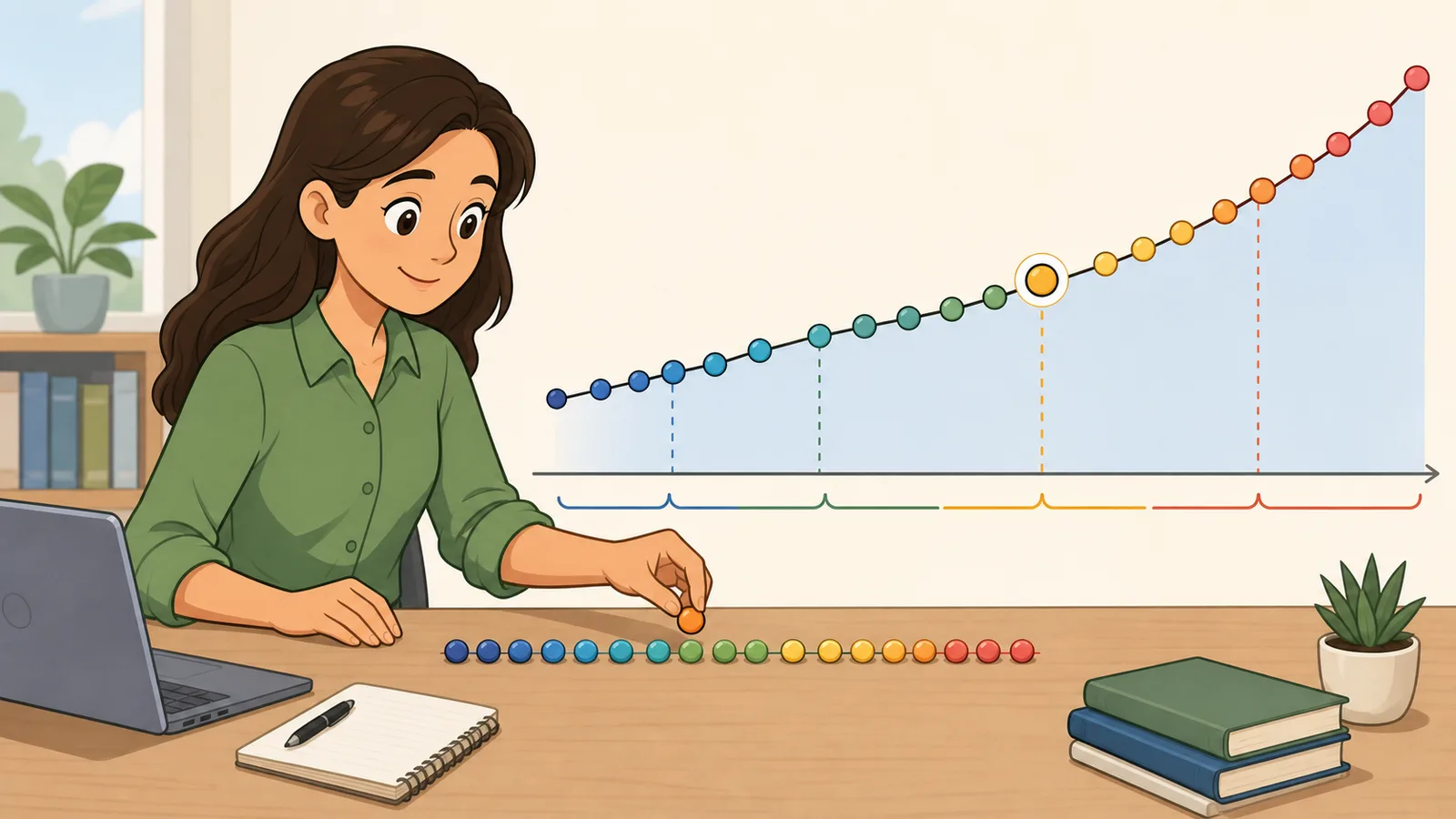 Percentile Calculator instructional illustration