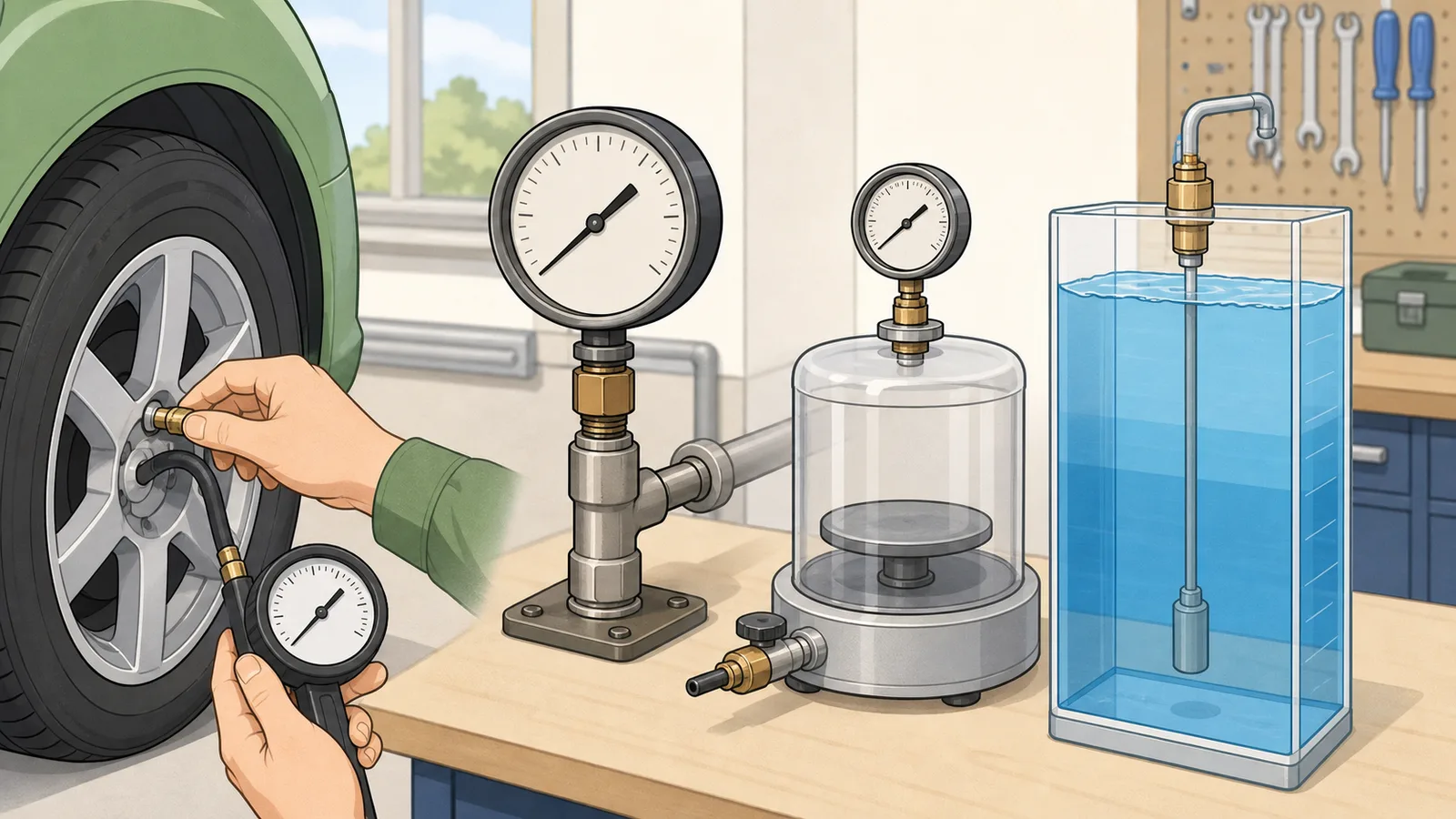 Pressure Converter instructional illustration