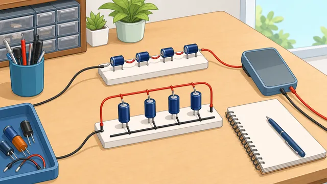 Series and Parallel Capacitor calculator thumbnail image