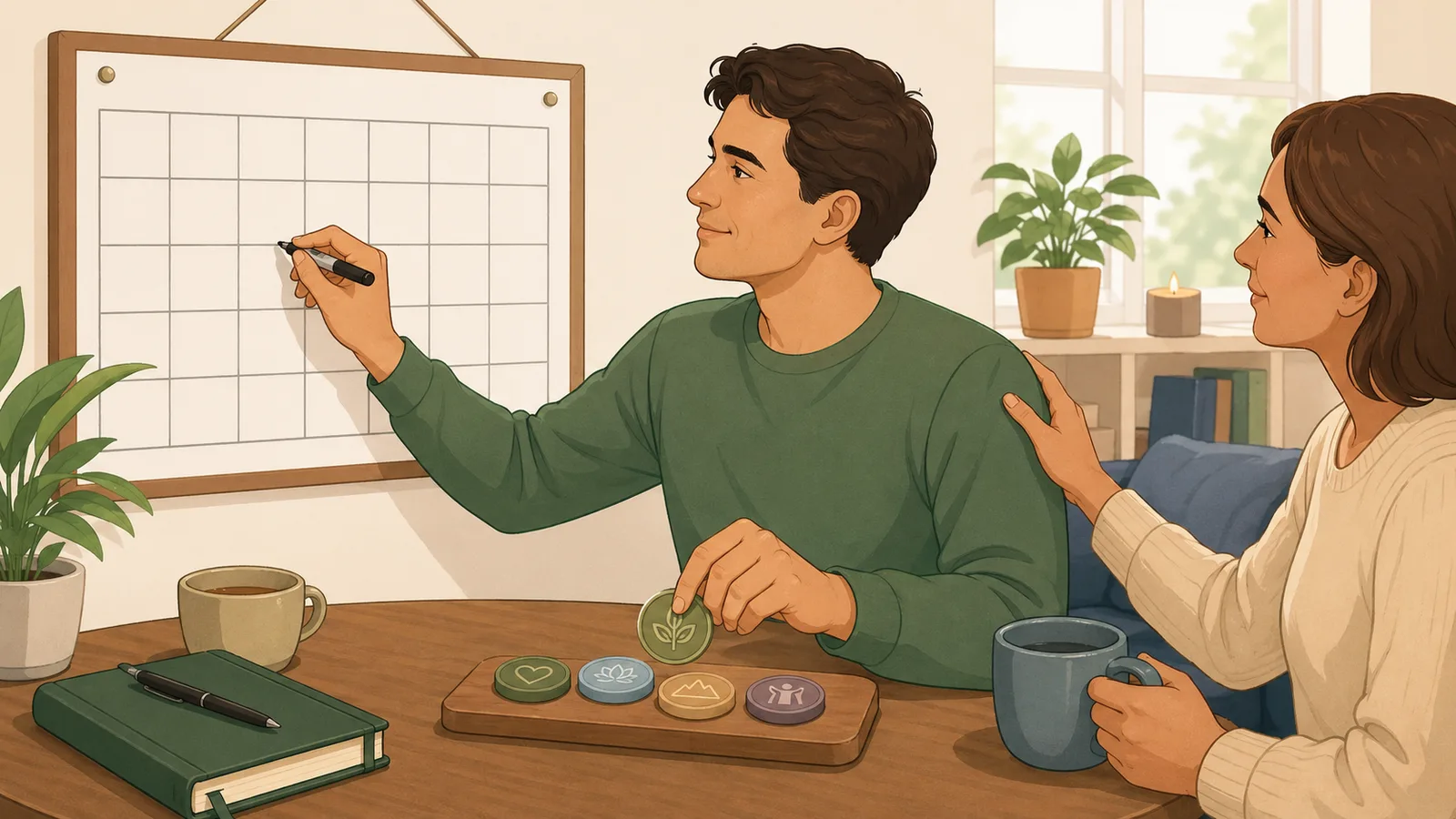 Sobriety Calculator instructional illustration