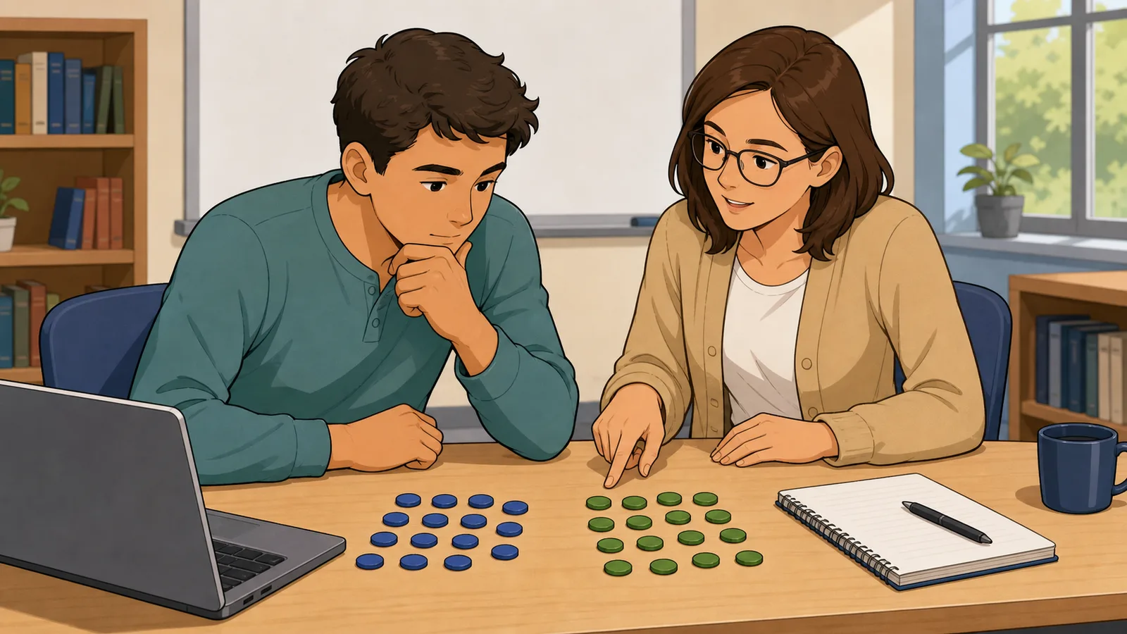T Test Calculator instructional illustration