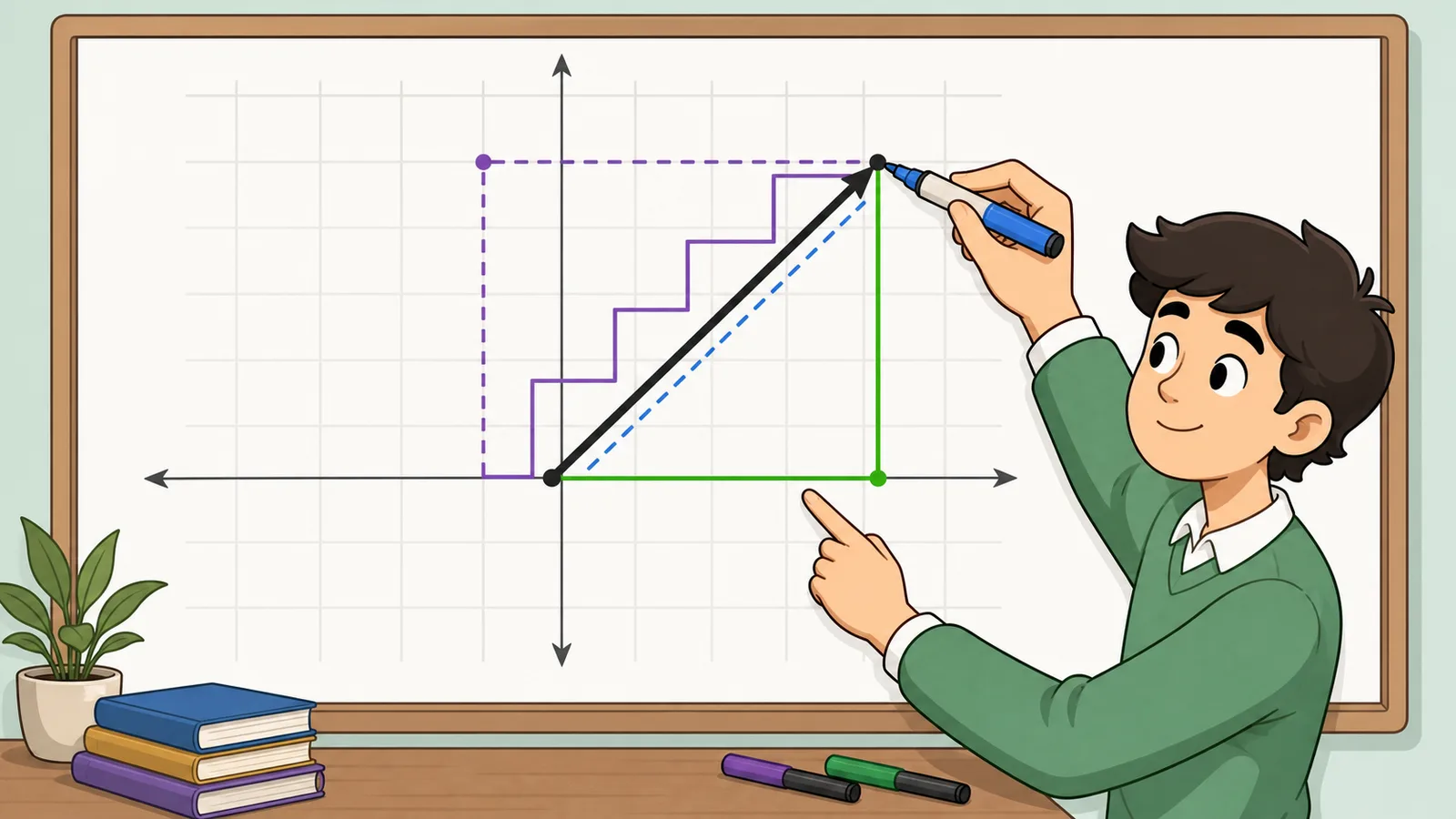 Vector Norm Calculator instructional illustration