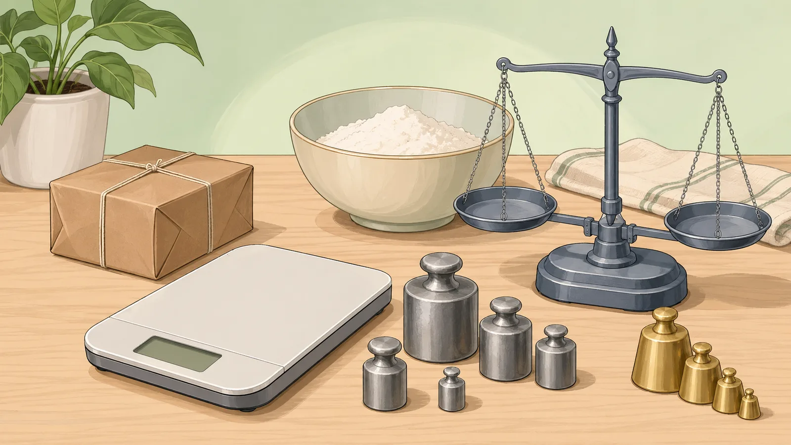 Weight Converter instructional illustration